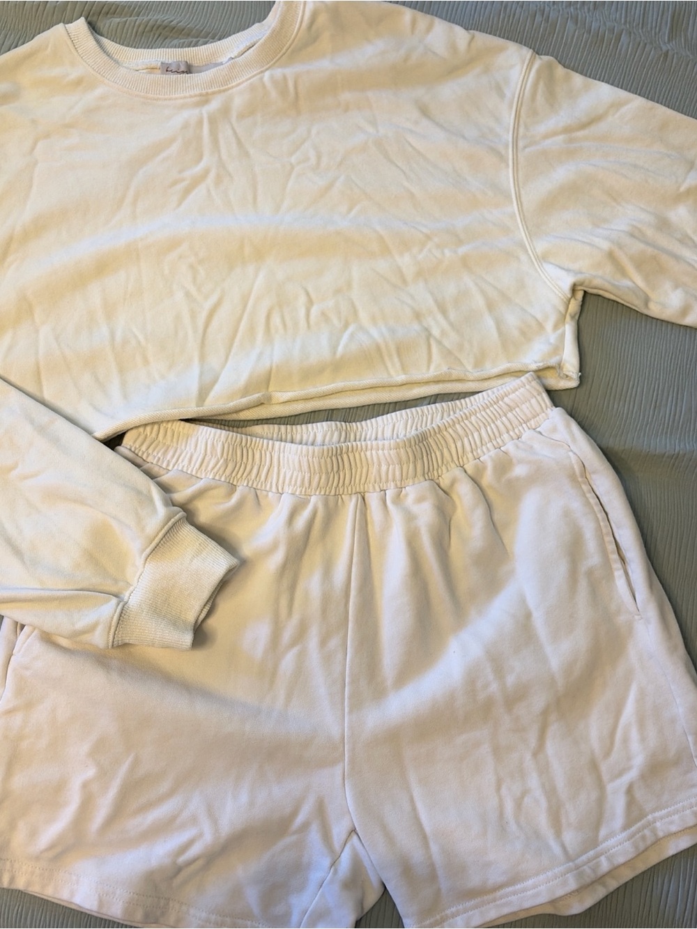 Cream loungewear set